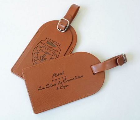 Etiquette Bagage Cuir Personnalise